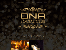 Tablet Screenshot of dnasocialclub.com